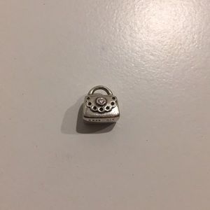 Pandora silver purse charm
